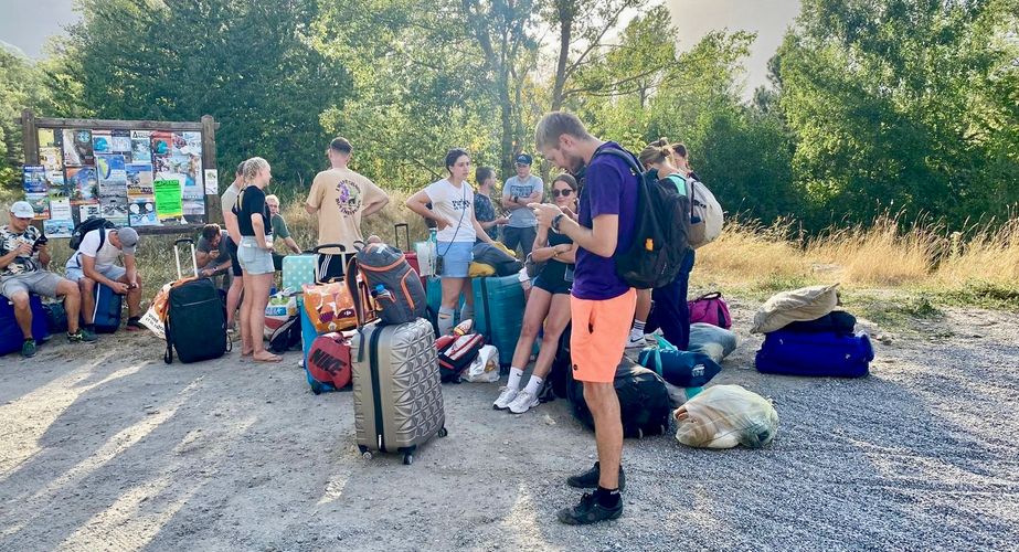 Aankomst in Frankrijk Aankomst in Frankrijk